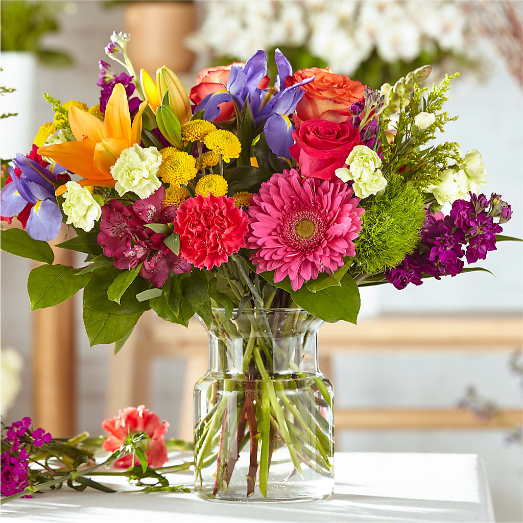 Bold & Bright – A Florist Original – GERLACHS GARDEN & FLORAL, Erie PA