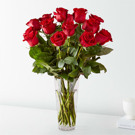 Long Stem Red Rose Bouquet – GERLACHS GARDEN & FLORAL, Erie PA