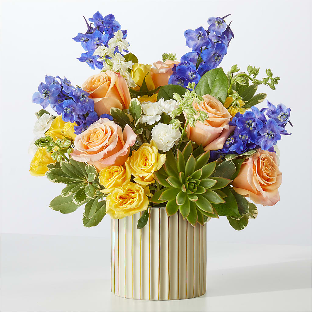 Cobalt Reverie Bouquet – GERLACHS GARDEN & FLORAL, Erie PA