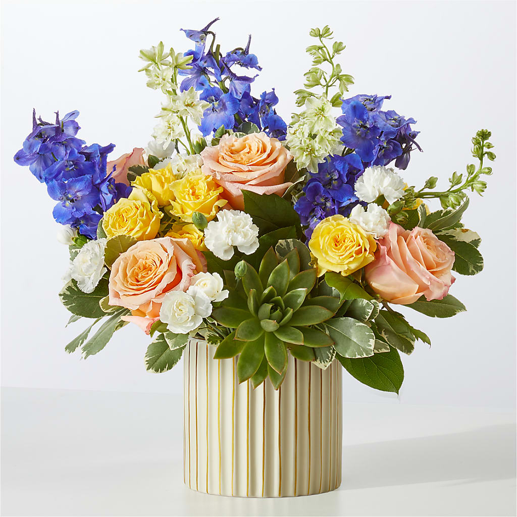 Cobalt Reverie Bouquet – GERLACHS GARDEN & FLORAL, Erie PA