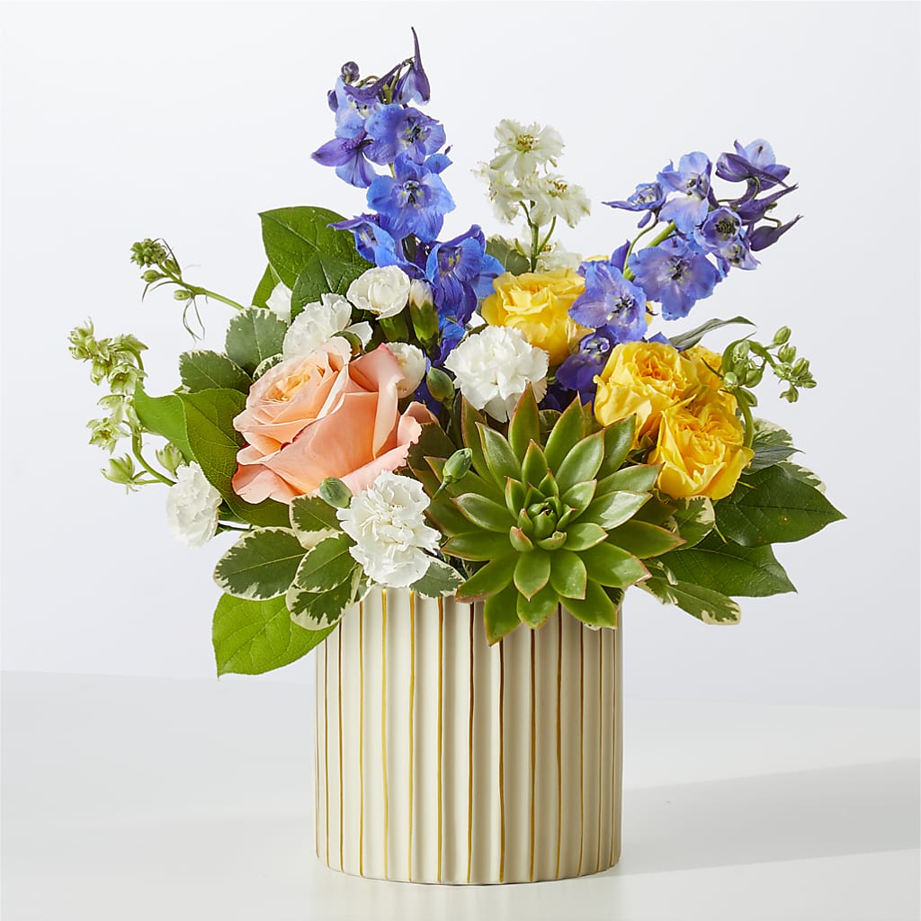 Cobalt Reverie Bouquet – GERLACHS GARDEN & FLORAL, Erie PA