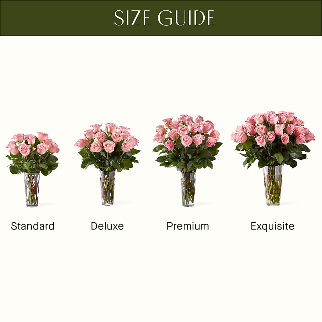 Long Stem Pink Rose Bouquet – GERLACHS GARDEN & FLORAL, Erie PA