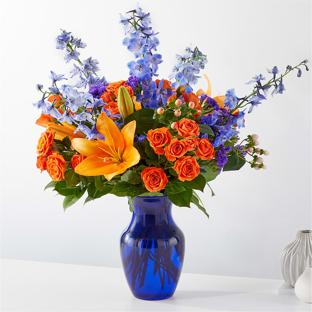 Radiant Citrus Bouquet – GERLACHS GARDEN & FLORAL, Erie PA