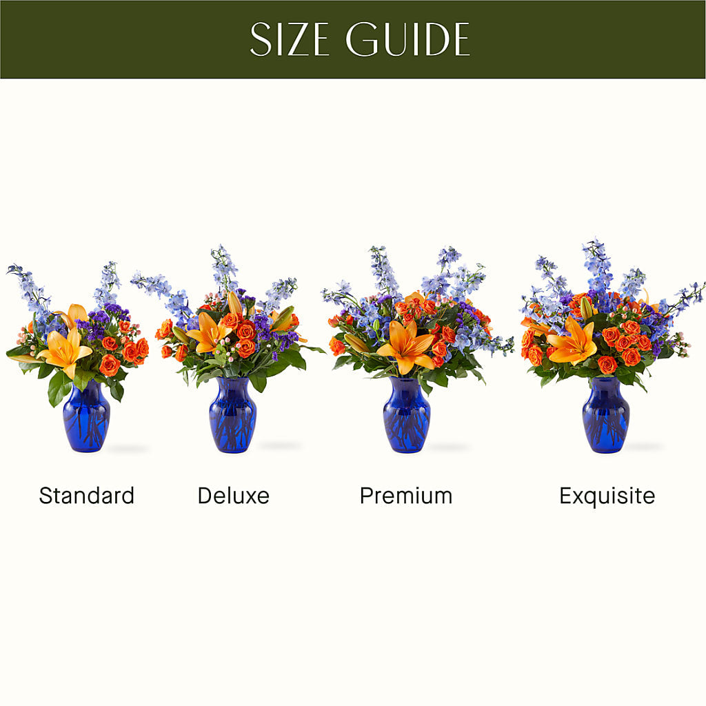 Radiant Citrus Bouquet – GERLACHS GARDEN & FLORAL, Erie PA
