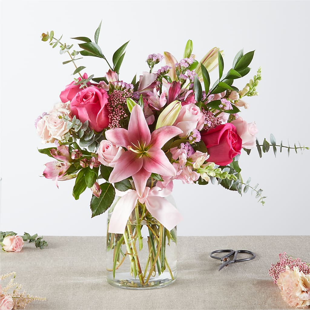 Pink Ribbon - A Florist Original – GERLACHS GARDEN & FLORAL, Erie PA