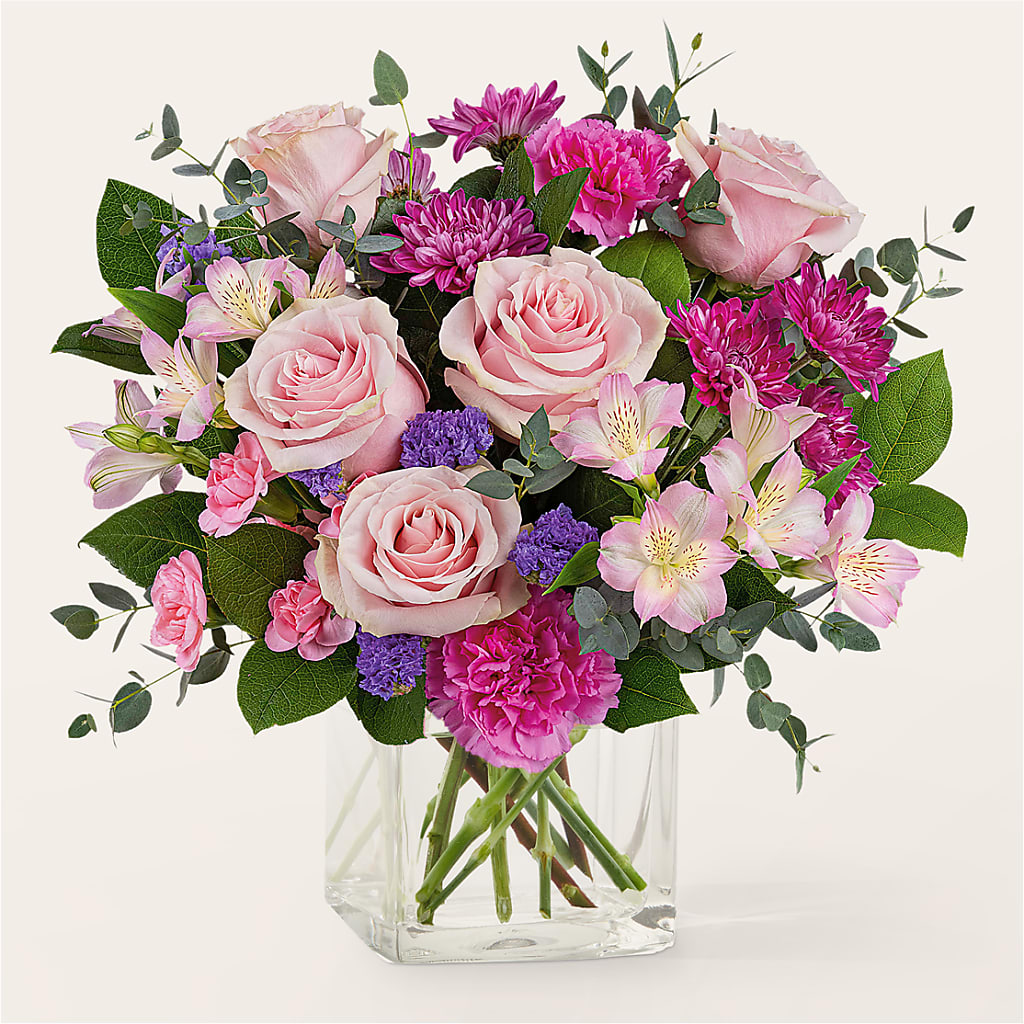 Rosy Radiance Bouquet – GERLACHS GARDEN & FLORAL, Erie PA