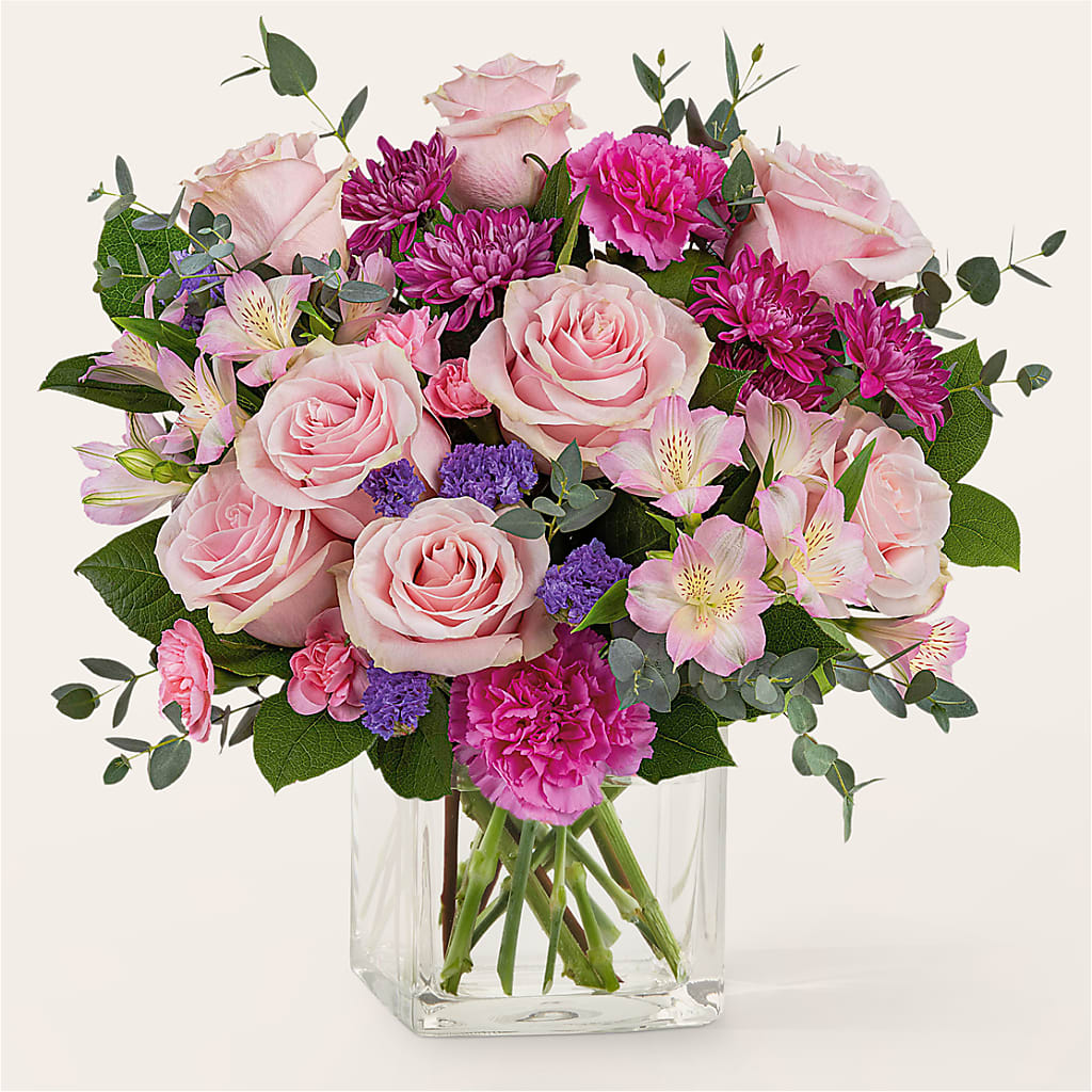 Rosy Radiance Bouquet – GERLACHS GARDEN & FLORAL, Erie PA