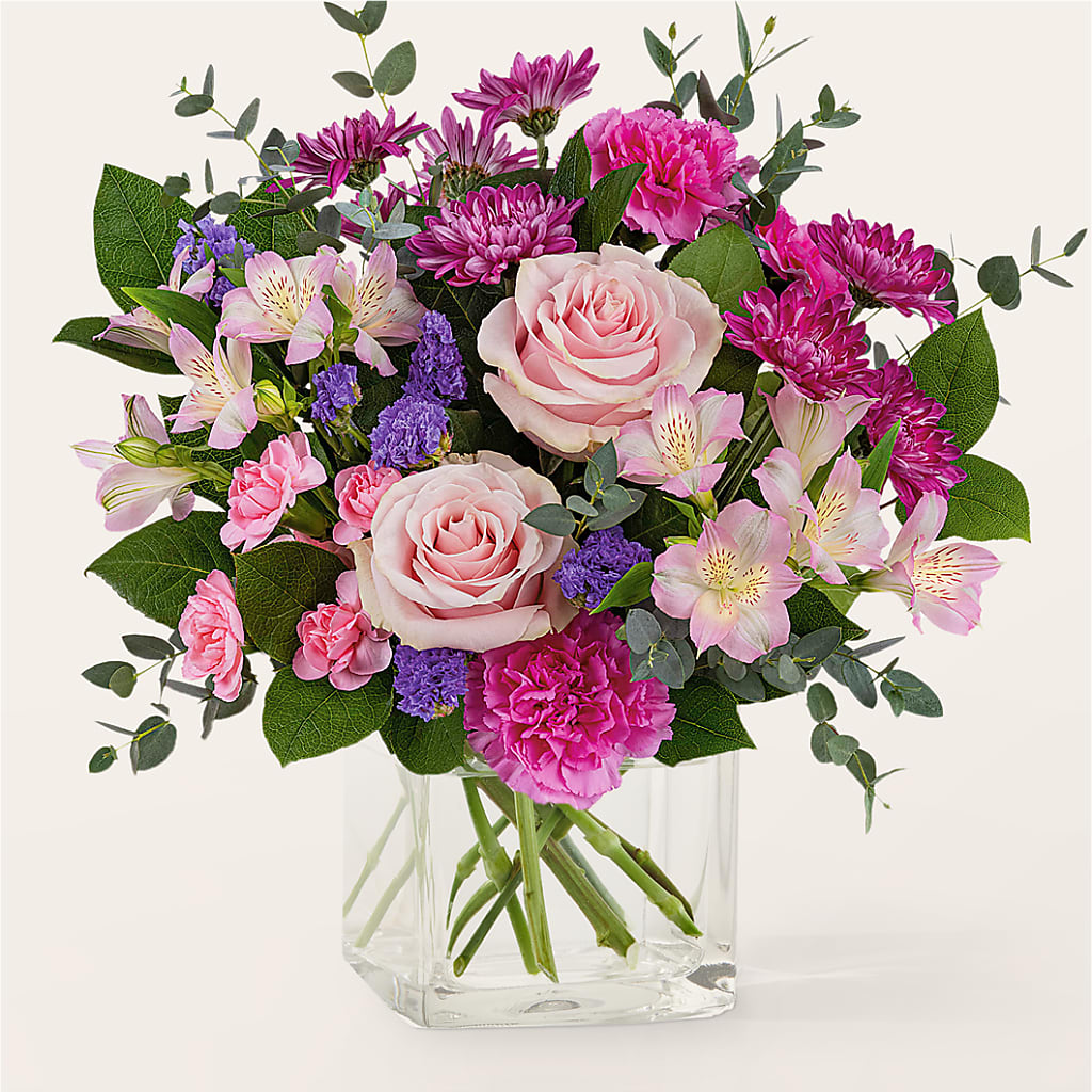 Rosy Radiance Bouquet – GERLACHS GARDEN & FLORAL, Erie PA