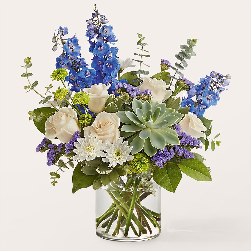 Cerulean Waves Bouquet – GERLACHS GARDEN & FLORAL, Erie PA