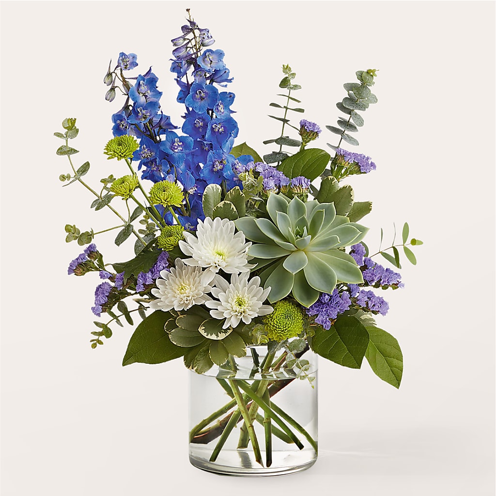 Cerulean Waves Bouquet – GERLACHS GARDEN & FLORAL, Erie PA