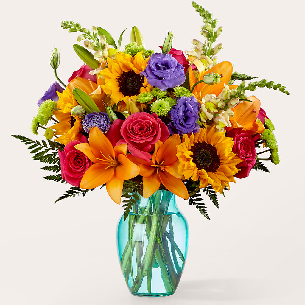 Double Rainbow Bouquet – GERLACHS GARDEN & FLORAL, Erie PA