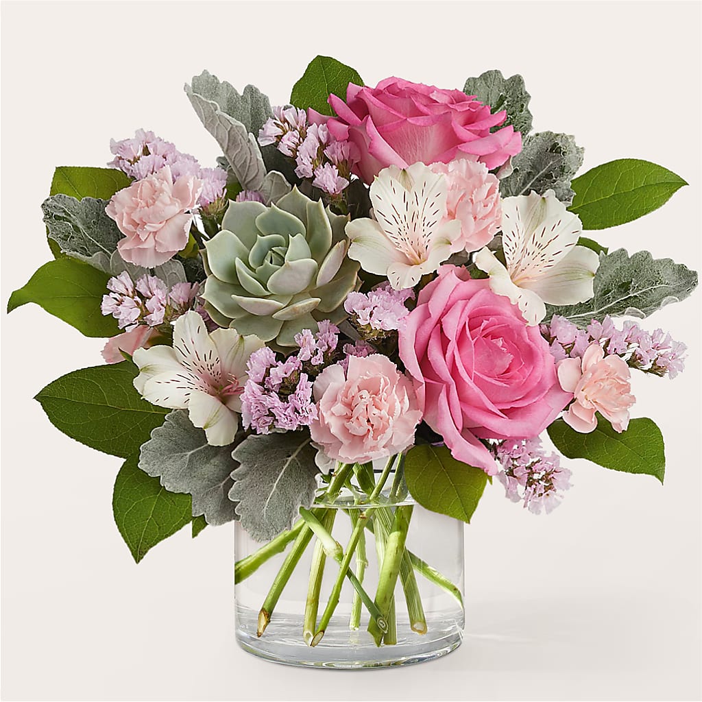 Dusty Rose Bouquet – GERLACHS GARDEN & FLORAL, Erie PA