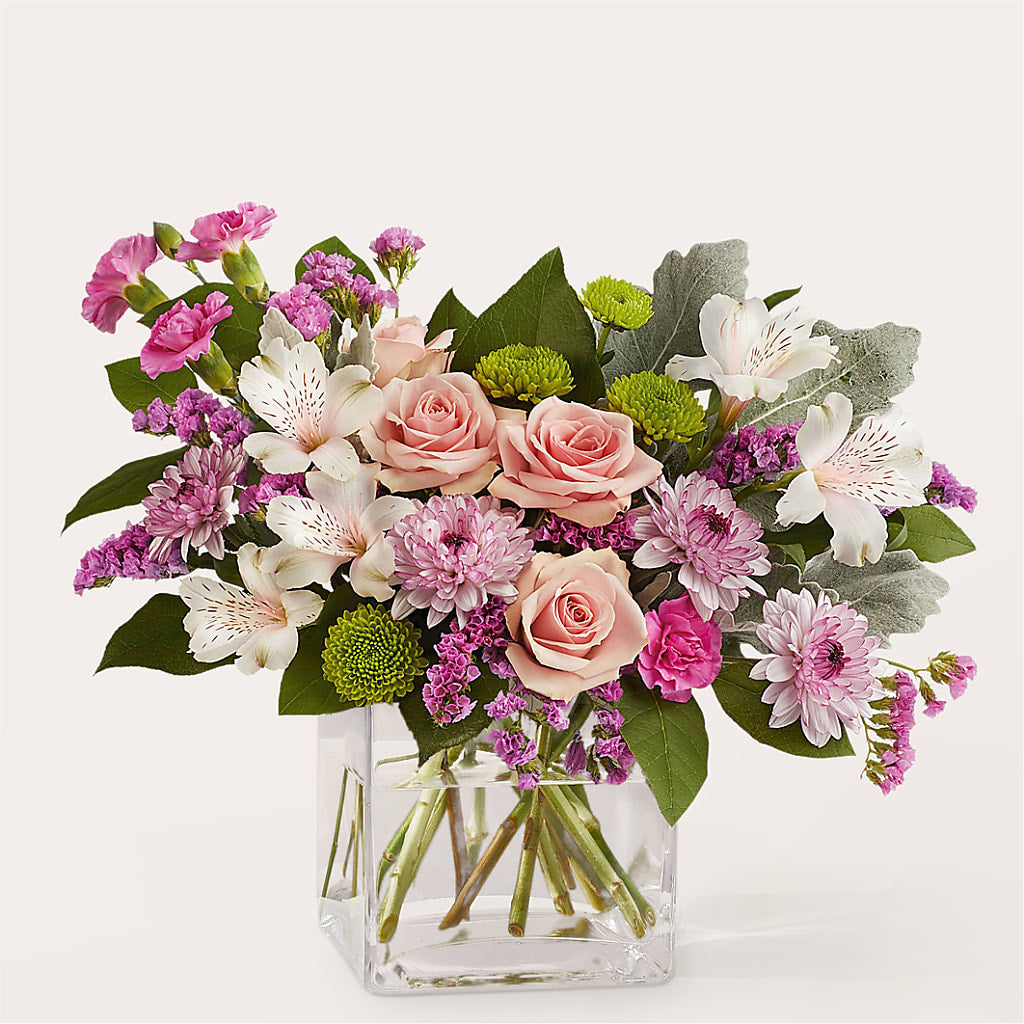 Pink Suede Bouquet – GERLACHS GARDEN & FLORAL, Erie PA