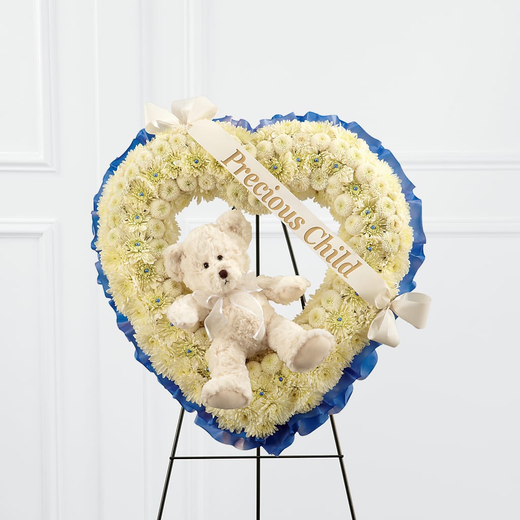 Precious Child Standing Heart – GERLACHS GARDEN & FLORAL, Erie PA