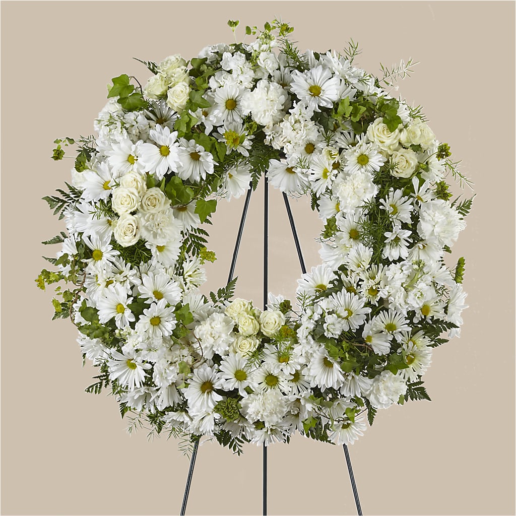 Faithful Wishes Wreath – GERLACHS GARDEN & FLORAL, Erie PA