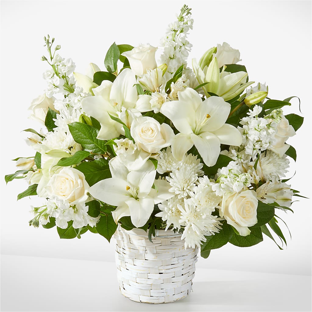 Peaceful Reflections Arrangement – GERLACHS GARDEN & FLORAL, Erie PA