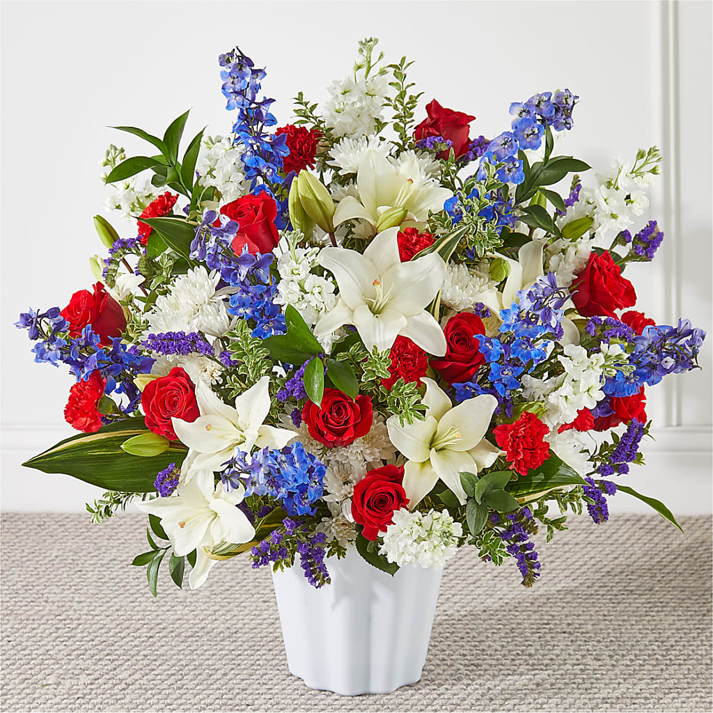 Consoled Floor Basket – GERLACHS GARDEN & FLORAL, Erie PA