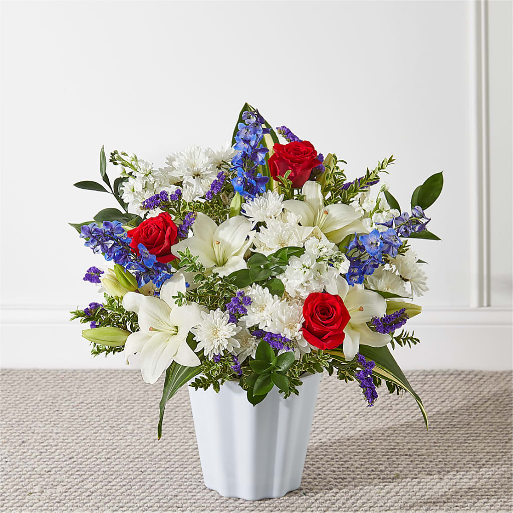 Consoled Floor Basket – GERLACHS GARDEN & FLORAL, Erie PA