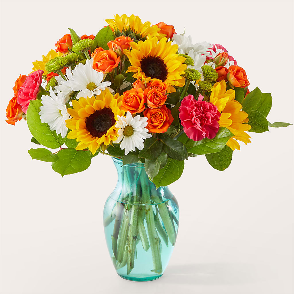 Sun-drenched Blooms Bouquet – GERLACHS GARDEN & FLORAL, Erie PA