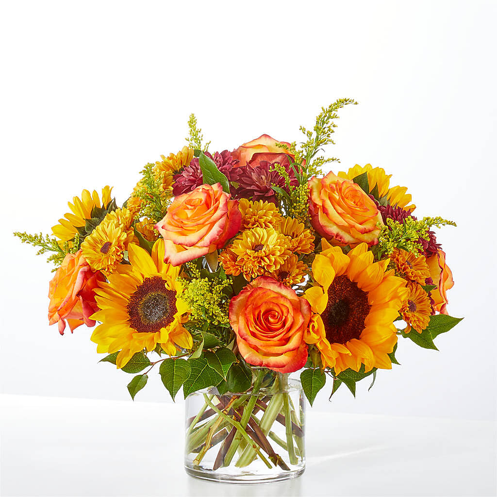 Flannel Scarf Bouquet – GERLACHS GARDEN & FLORAL, Erie PA