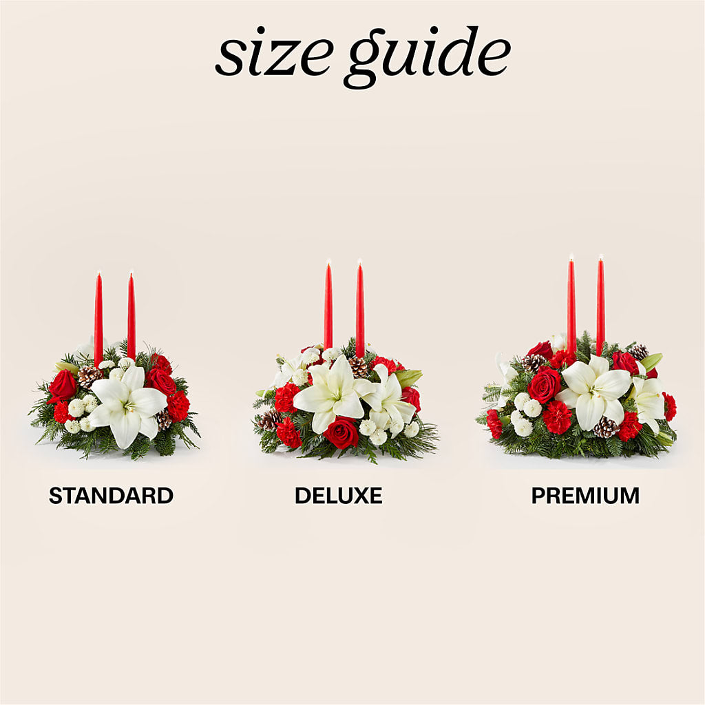 Seasonal Festivities Centerpiece – GERLACHS GARDEN & FLORAL, Erie PA