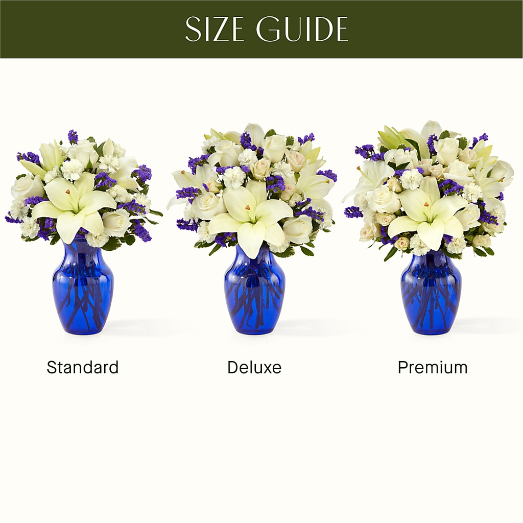 Sapphire Rush Bouquet – GERLACHS GARDEN & FLORAL, Erie PA