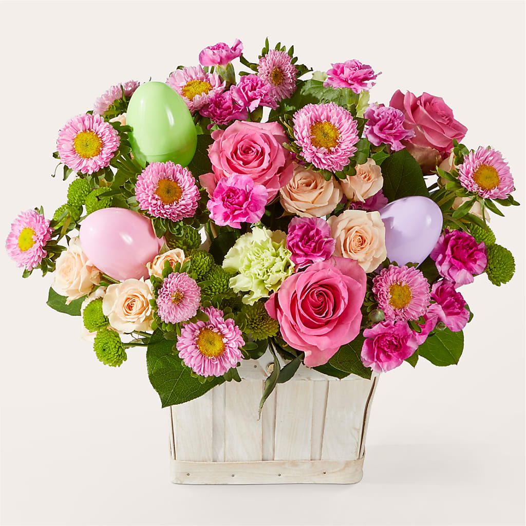 Get Eggcited Basket – GERLACHS GARDEN & FLORAL, Erie PA