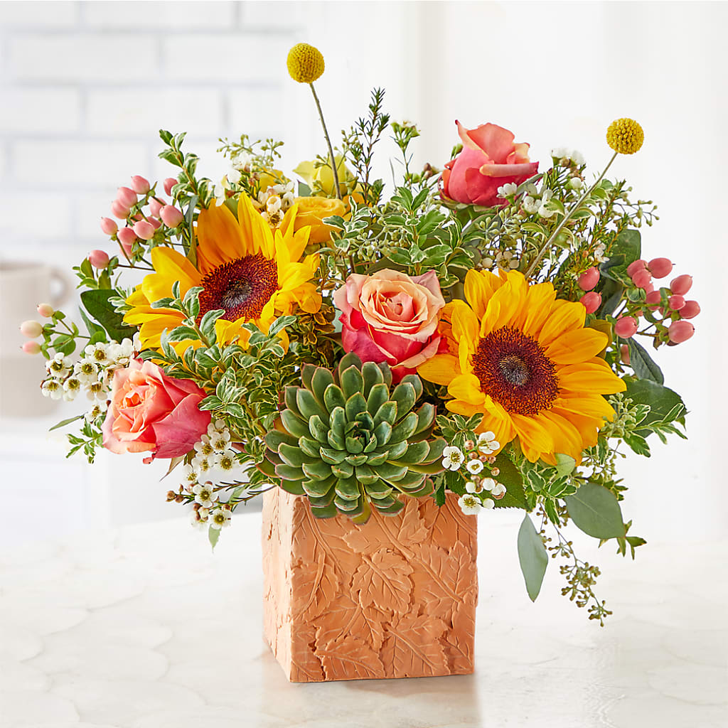 Sunflower Season Bouquet – GERLACHS GARDEN & FLORAL, Erie PA