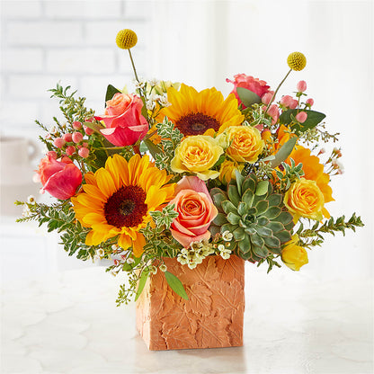 Sunflower Season Bouquet – GERLACHS GARDEN & FLORAL, Erie PA