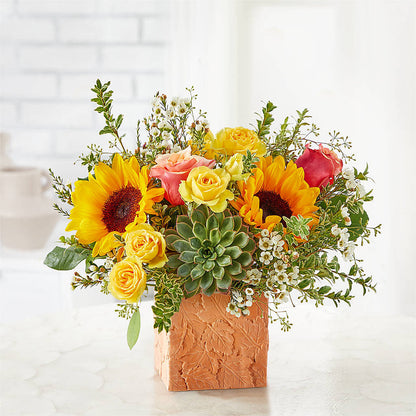 Sunflower Season Bouquet – GERLACHS GARDEN & FLORAL, Erie PA