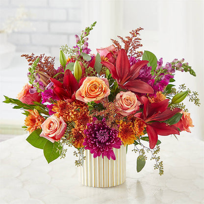 Burgundy Landscape Bouquet – GERLACHS GARDEN & FLORAL, Erie PA