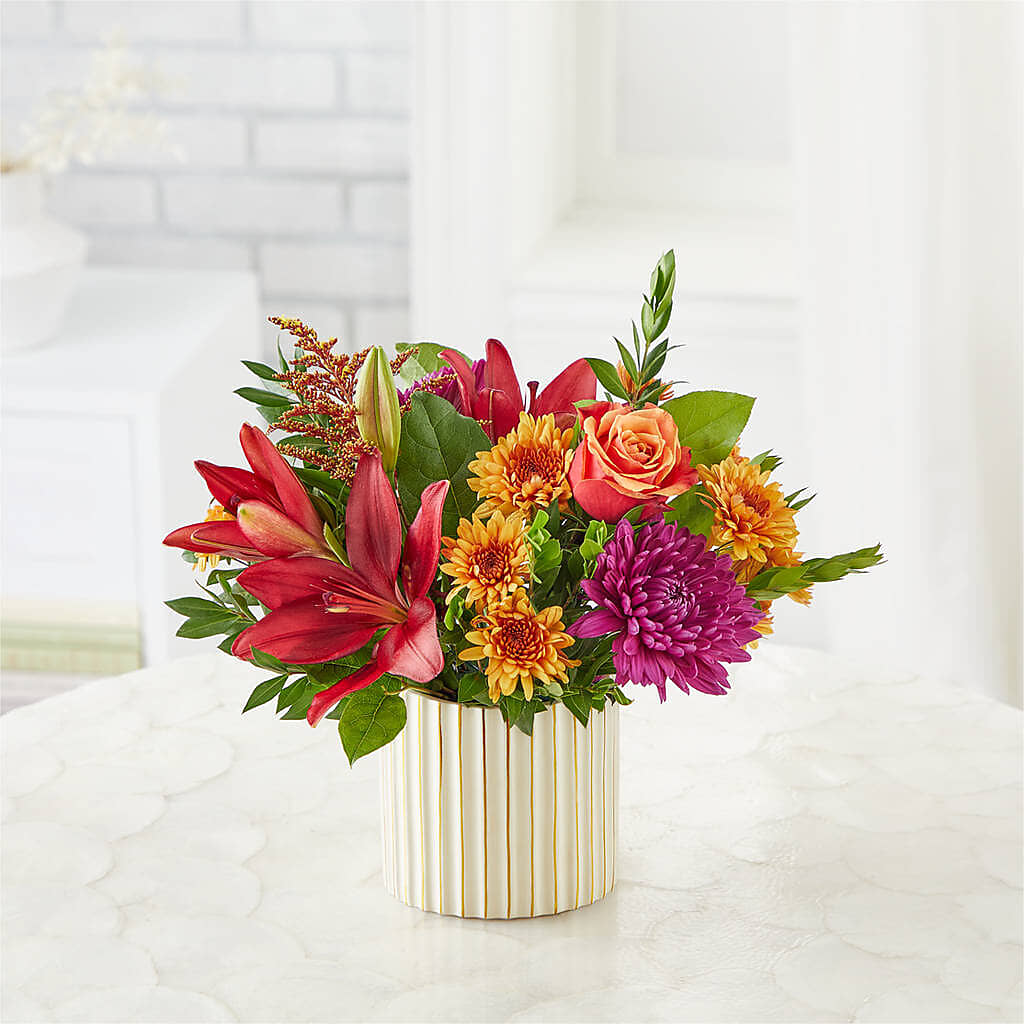Burgundy Landscape Bouquet – GERLACHS GARDEN & FLORAL, Erie PA