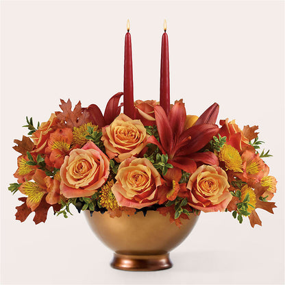 Harvest Table Centerpiece – GERLACHS GARDEN & FLORAL, Erie PA
