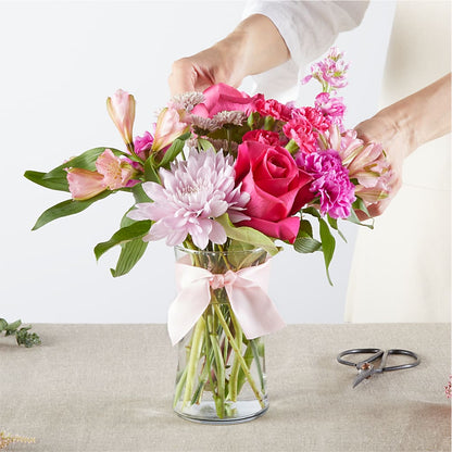 Pink Ribbon - A Florist Original – GERLACHS GARDEN & FLORAL, Erie PA