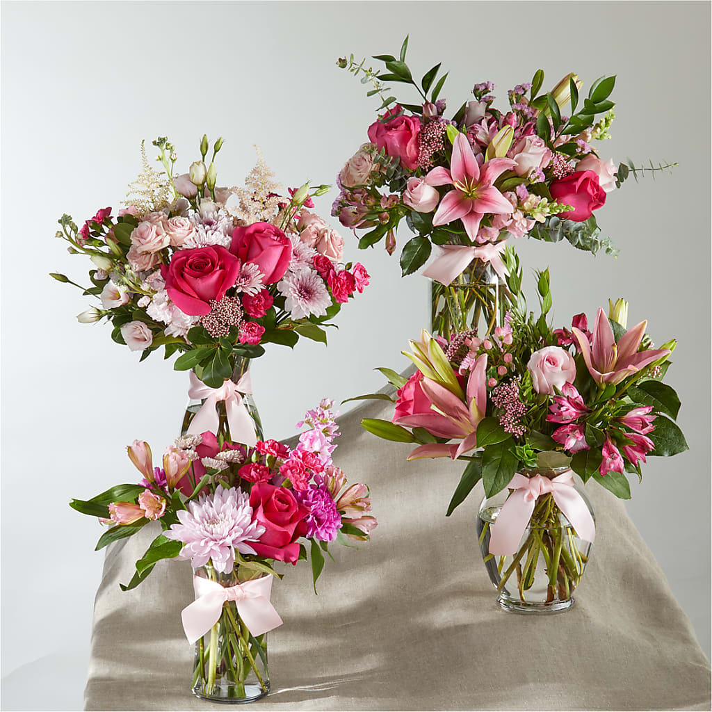 Pink Ribbon - A Florist Original – GERLACHS GARDEN & FLORAL, Erie PA