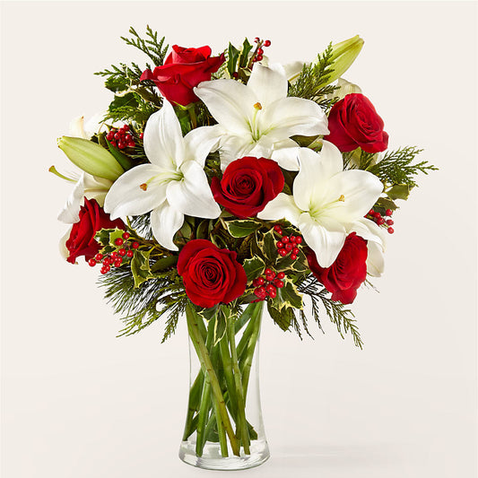 Sparkling Snowflakes Bouquet – GERLACHS GARDEN & FLORAL, Erie PA