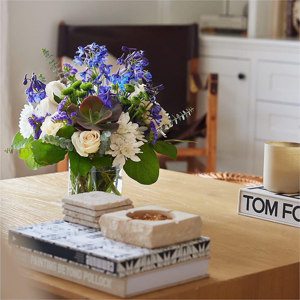 Cerulean Waves Bouquet – GERLACHS GARDEN & FLORAL, Erie PA