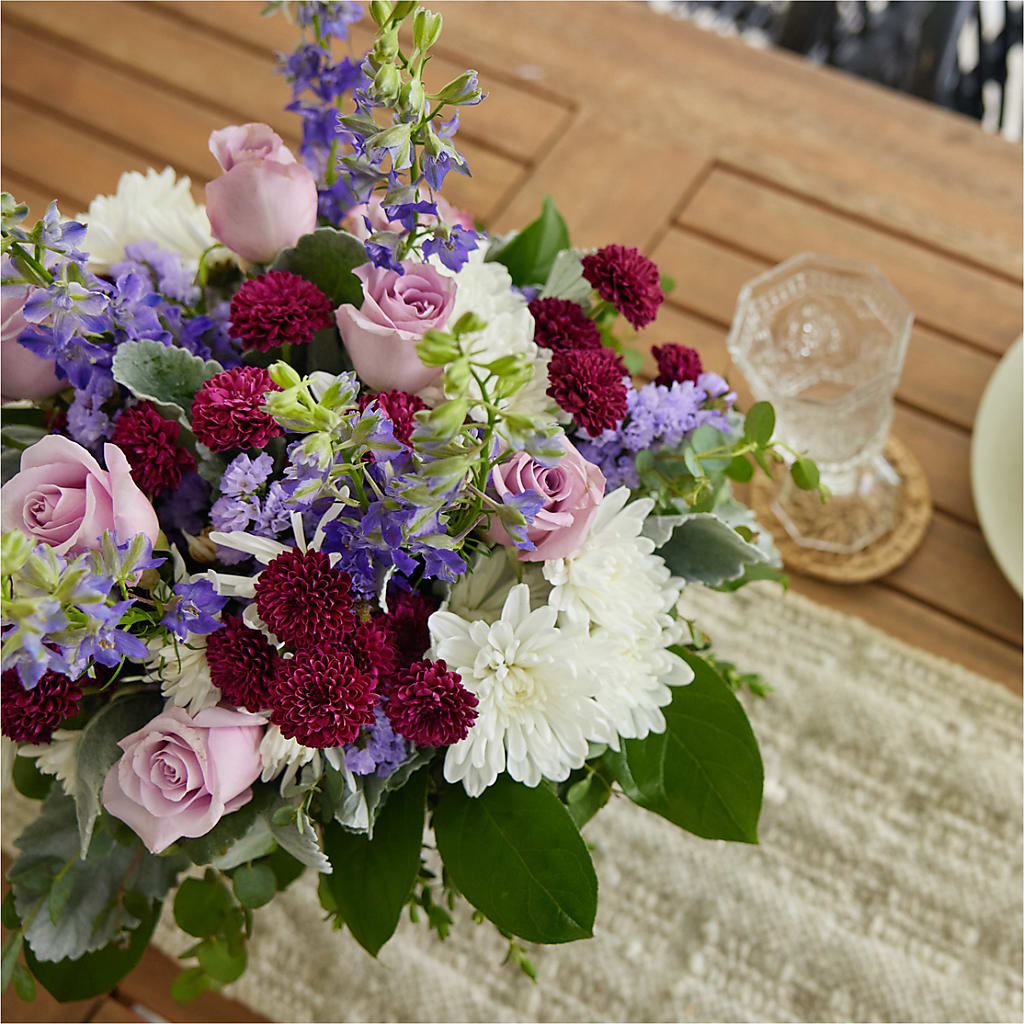 Violet Frost Bouquet – GERLACHS GARDEN & FLORAL, Erie PA