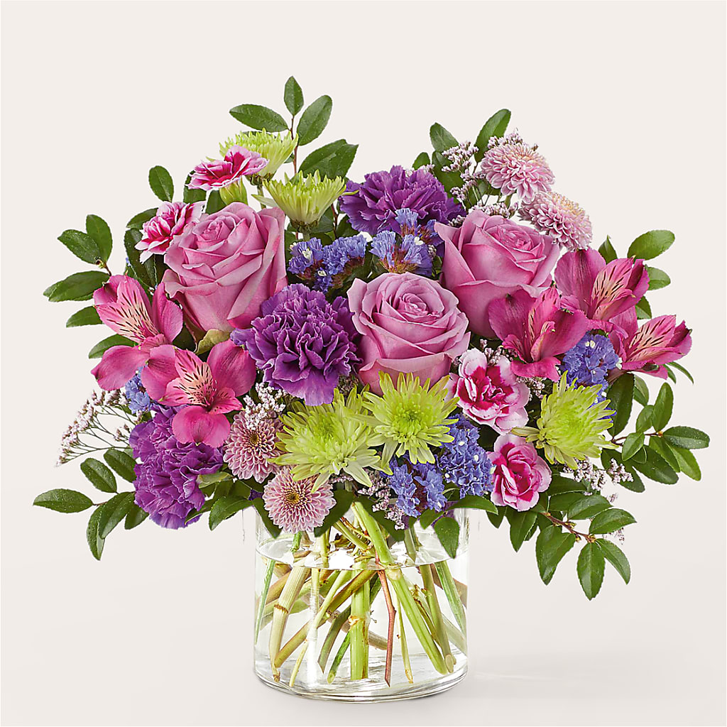 Glass Half Full Bouquet – GERLACHS GARDEN & FLORAL, Erie PA
