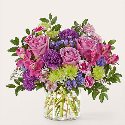 Glass Half Full Bouquet – GERLACHS GARDEN & FLORAL, Erie PA