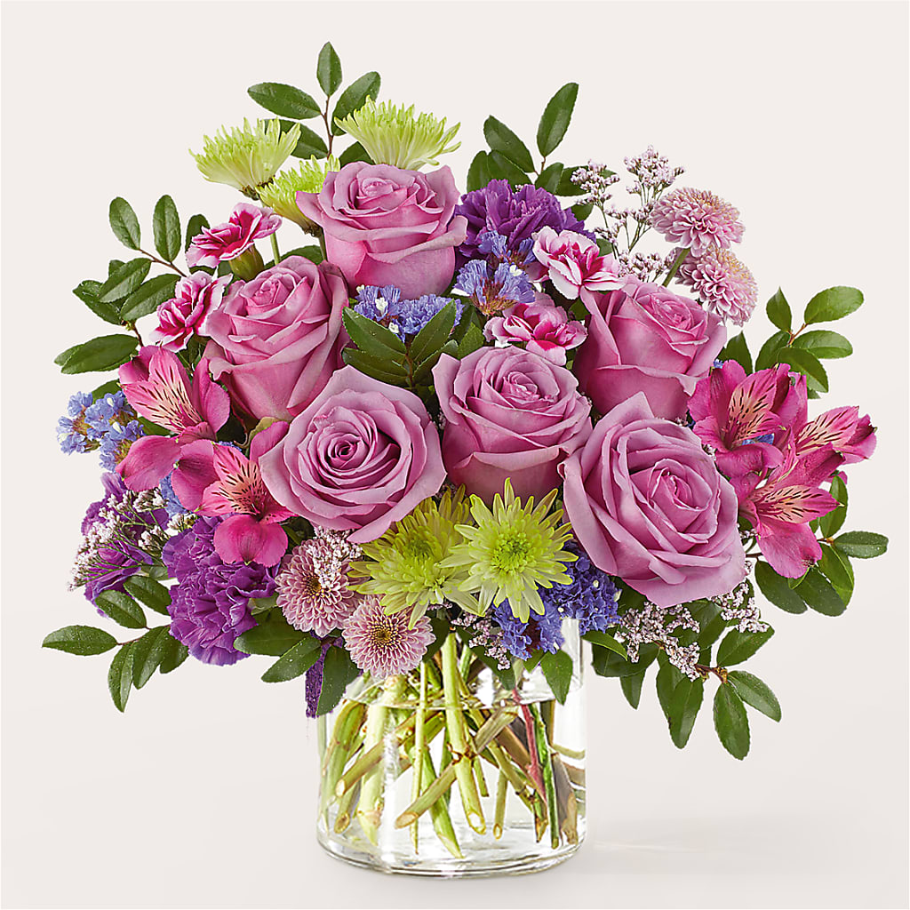 Glass Half Full Bouquet – GERLACHS GARDEN & FLORAL, Erie PA