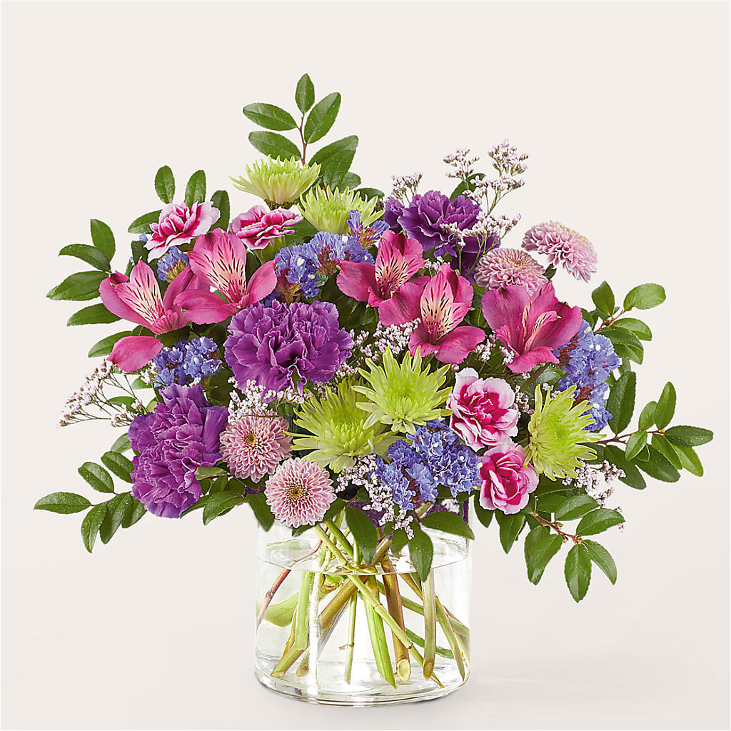 Glass Half Full Bouquet – GERLACHS GARDEN & FLORAL, Erie PA