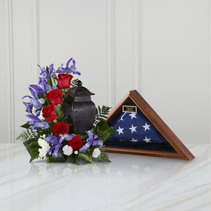 Patriotic Tribute Arrangement – GERLACHS GARDEN & FLORAL, Erie PA