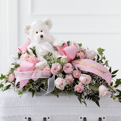 Touch of Sympathy Casket Spray – GERLACHS GARDEN & FLORAL, Erie PA