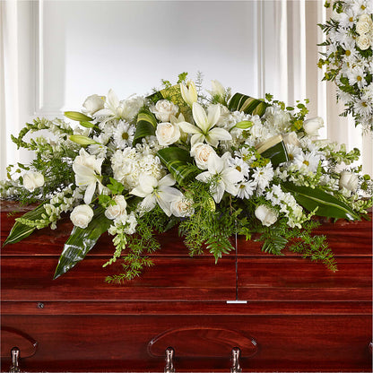 Abundance Casket Spray – GERLACHS GARDEN & FLORAL, Erie PA