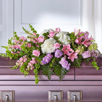 Life's Gratitude Casket Spray – GERLACHS GARDEN & FLORAL, Erie PA