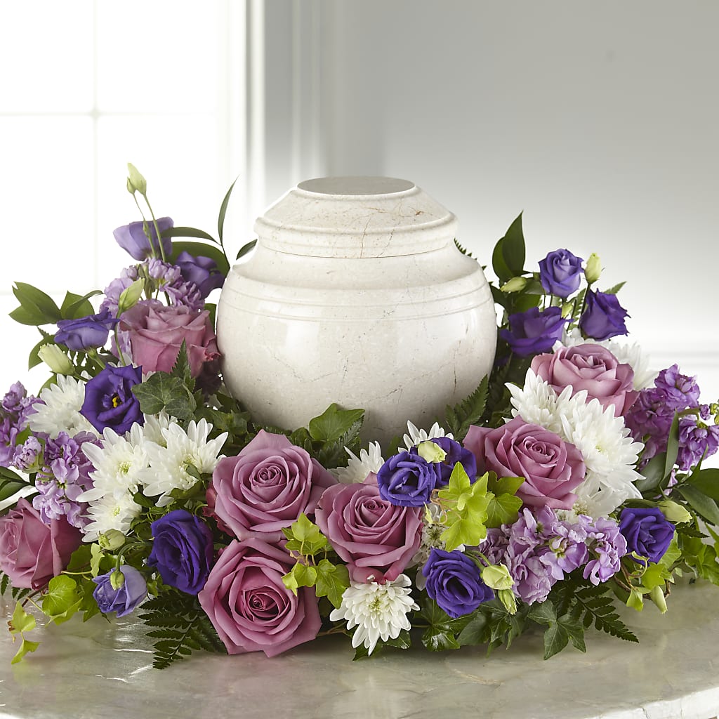 Blooming Sympathy Cremation Adornment – GERLACHS GARDEN & FLORAL, Erie PA