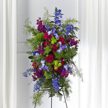 Heavenly Skies Standing Spray – GERLACHS GARDEN & FLORAL, Erie PA