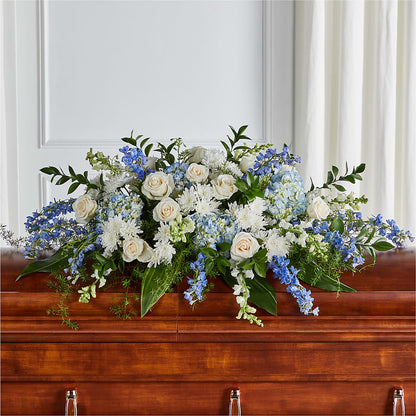 Timeless Essence Casket Spray – GERLACHS GARDEN & FLORAL, Erie PA