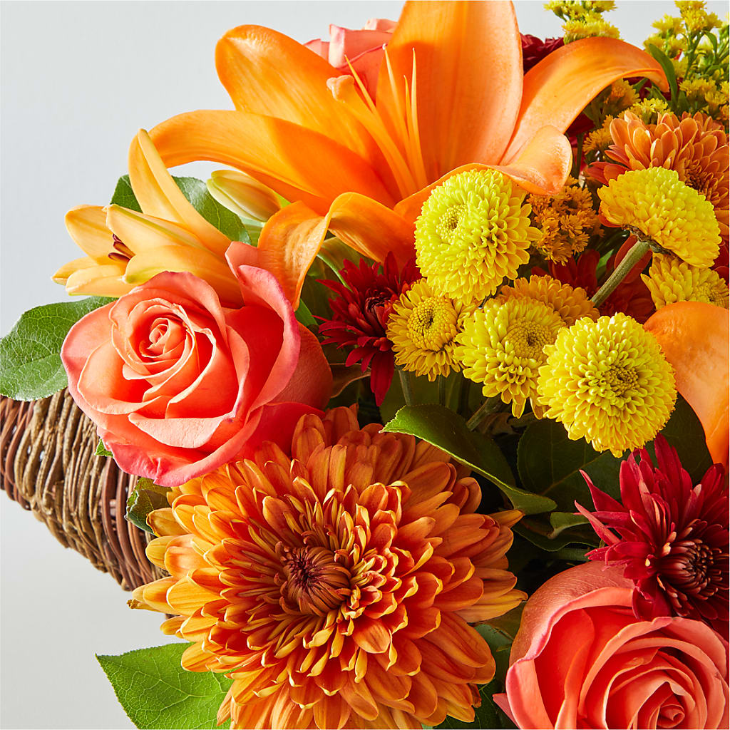 Bouquet of Blessings Cornucopia – GERLACHS GARDEN & FLORAL, Erie PA